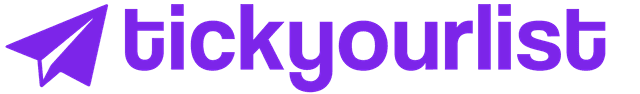 TickYourList logo desktop