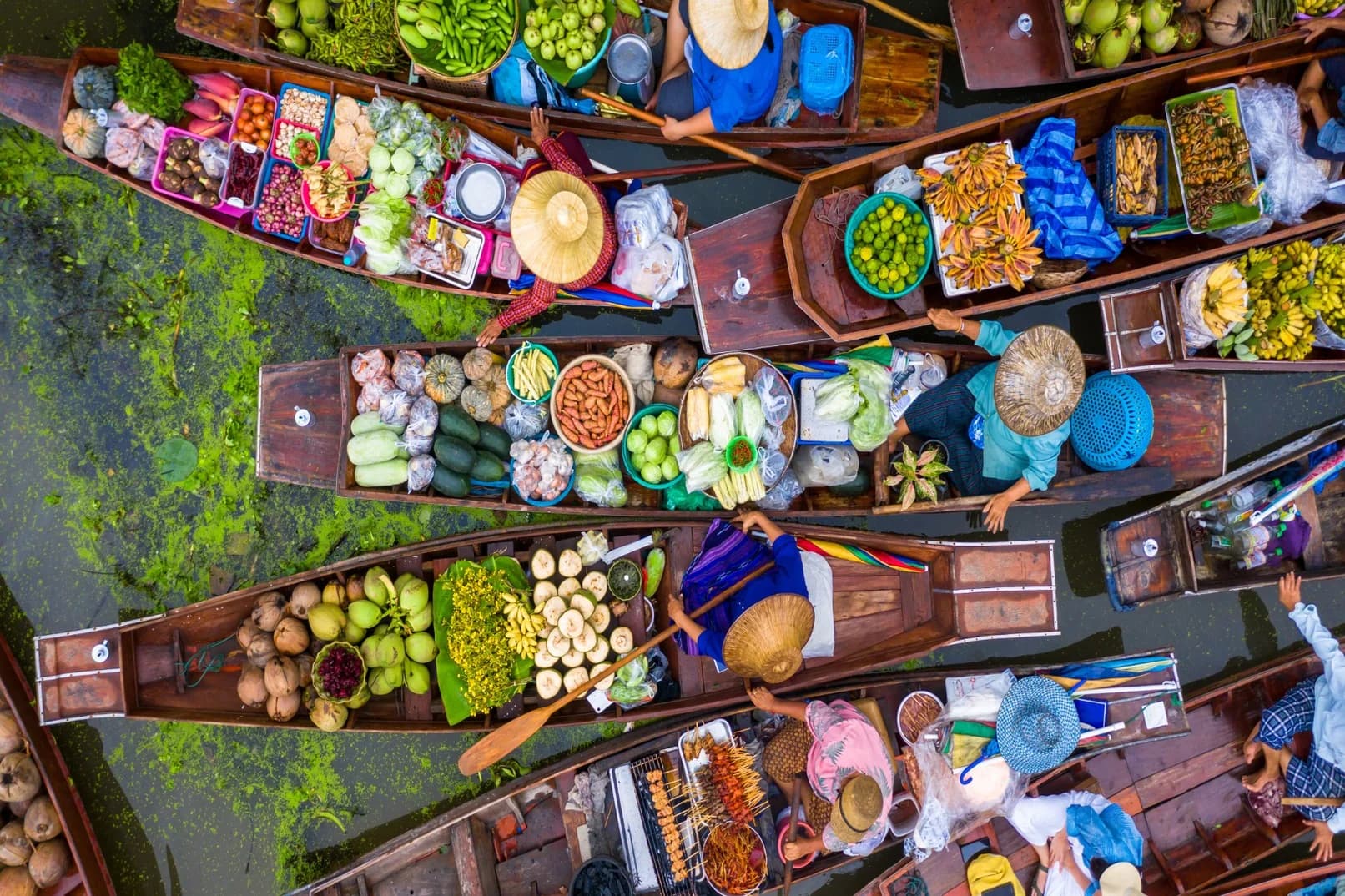 Damnoen Saduak Floating Market tour in Ratchaburi, Thailand