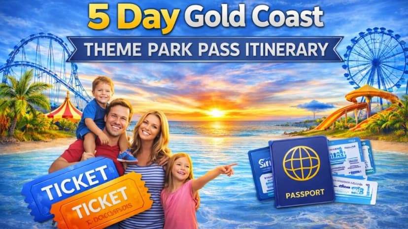 5 Day Gold Coast Theme Park Pass Itinerary