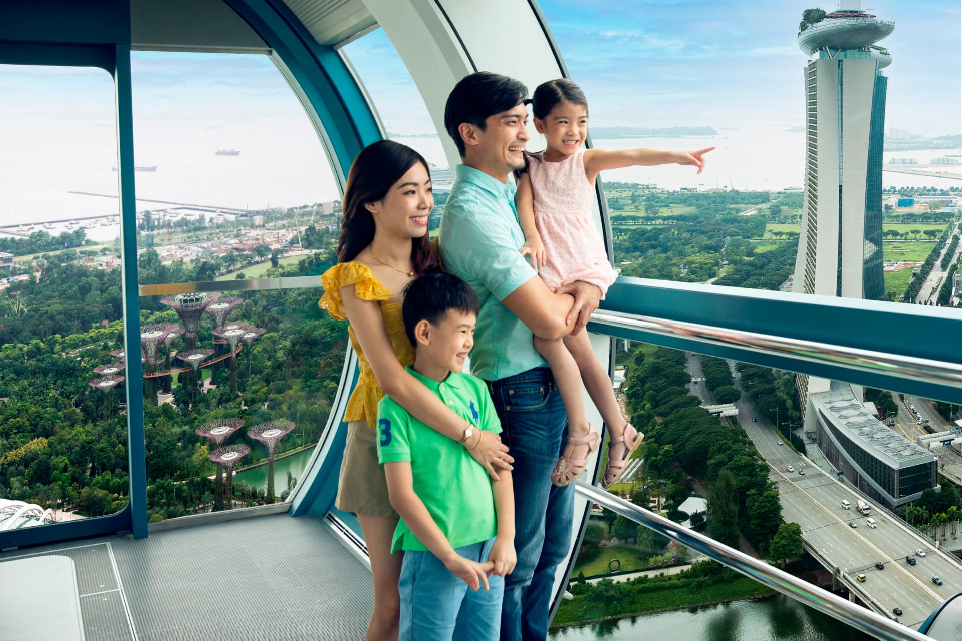 Singapore Flyer ticket showcasing stunning city views