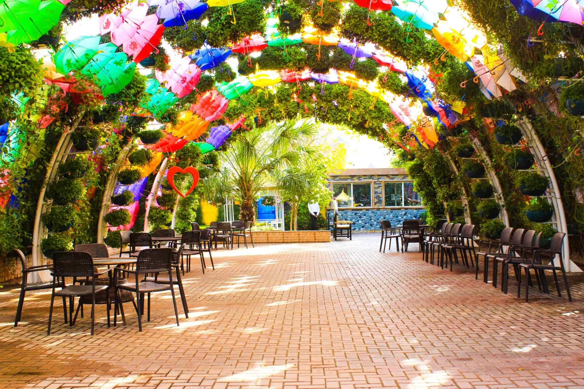 Visitors exploring Dubai Butterfly Garden in UAE