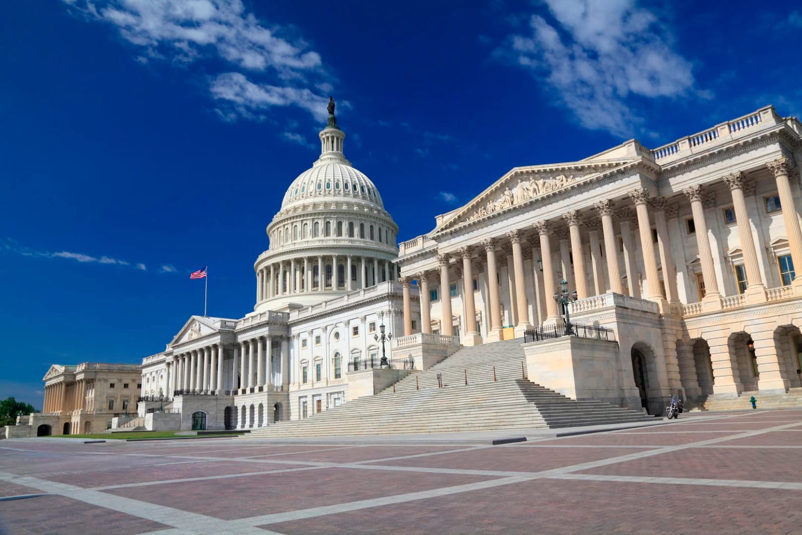Tourists exploring the US Capitol Building in Washington DC