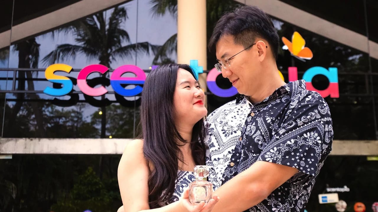 Creating custom perfumes at Scentopia Singapore