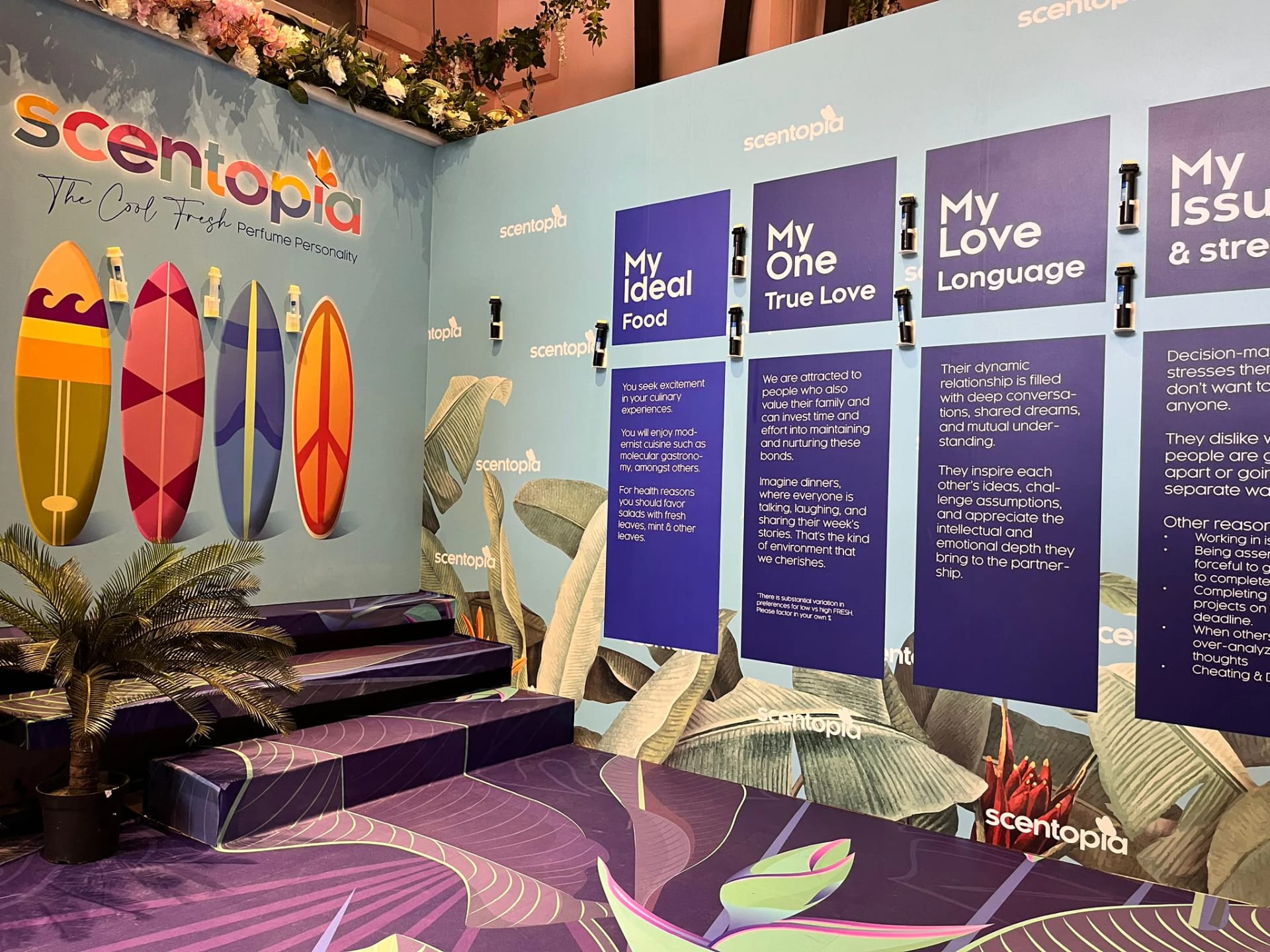 Orchid perfume workshop at Scentopia Singapore