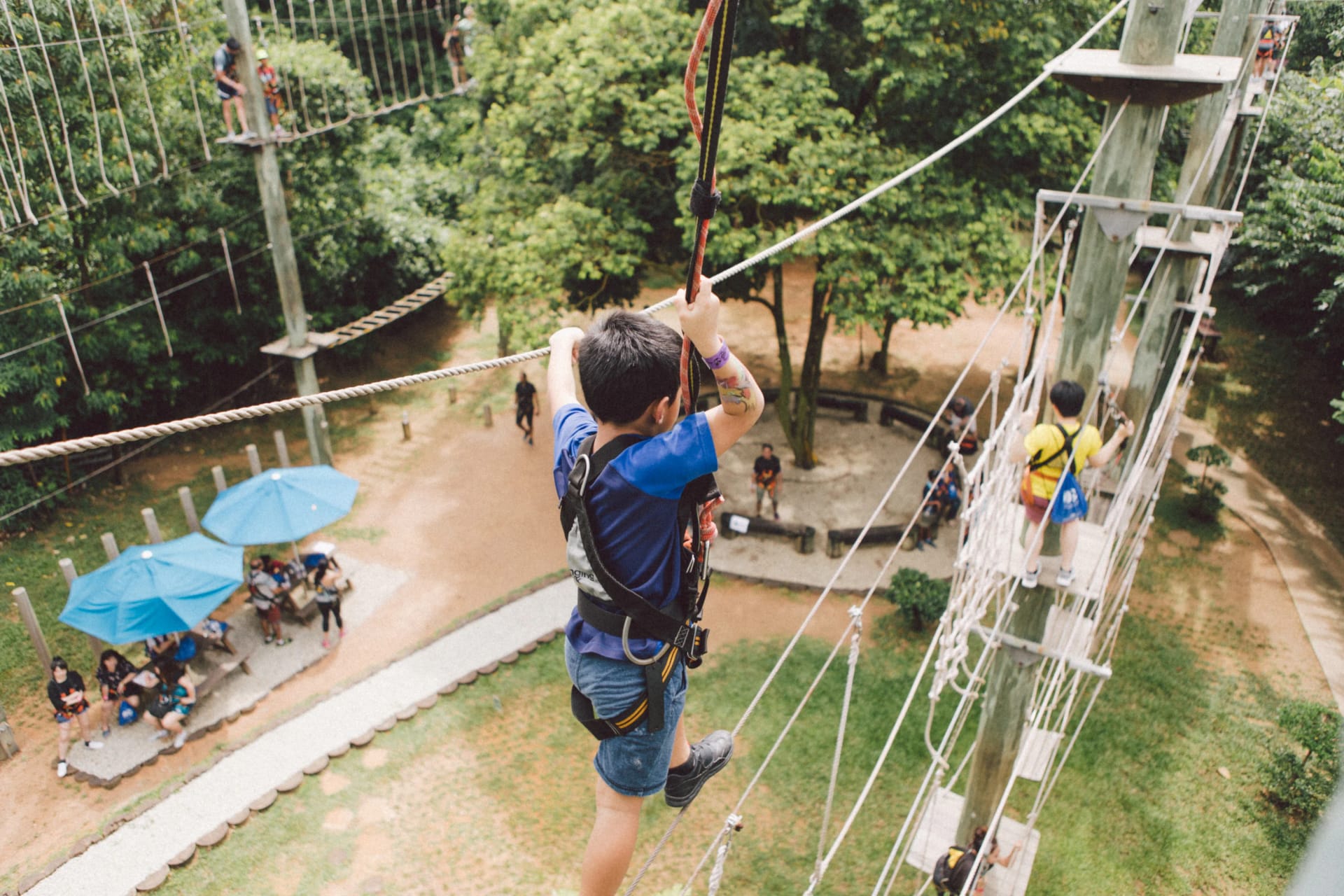 Thrilling MegaZip experience at Mega Adventure Park Singapore