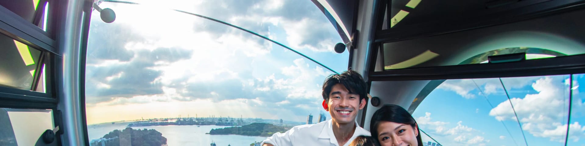 Singapore Cable Car SkyPass with breathtaking views