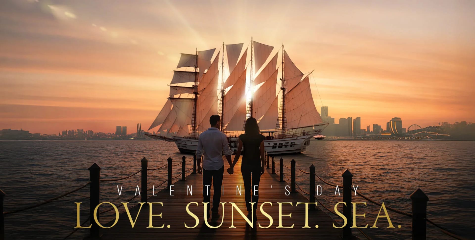 Sunset dinner cruise on Singapore's Royal Albatross