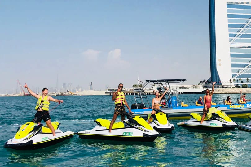 Jet ski adventure at Burj Al Arab, Dubai