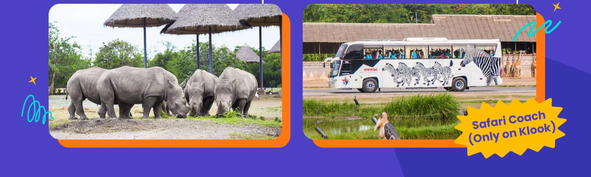 Bangkok Safari World shared transfer service