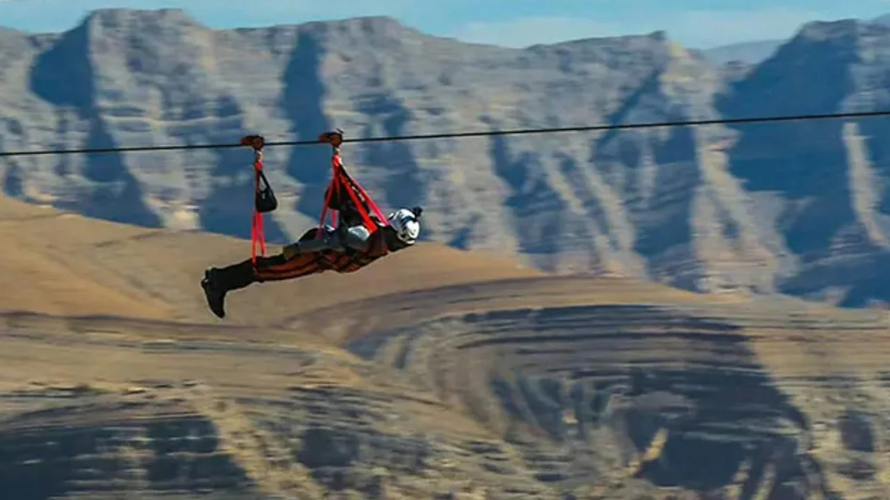 Thrilling Jebel Jais Zipline experience in Ras Al Khaimah