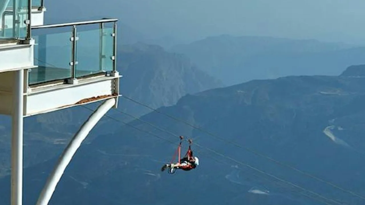 Thrilling Jebel Jais Zipline experience in Ras Al Khaimah
