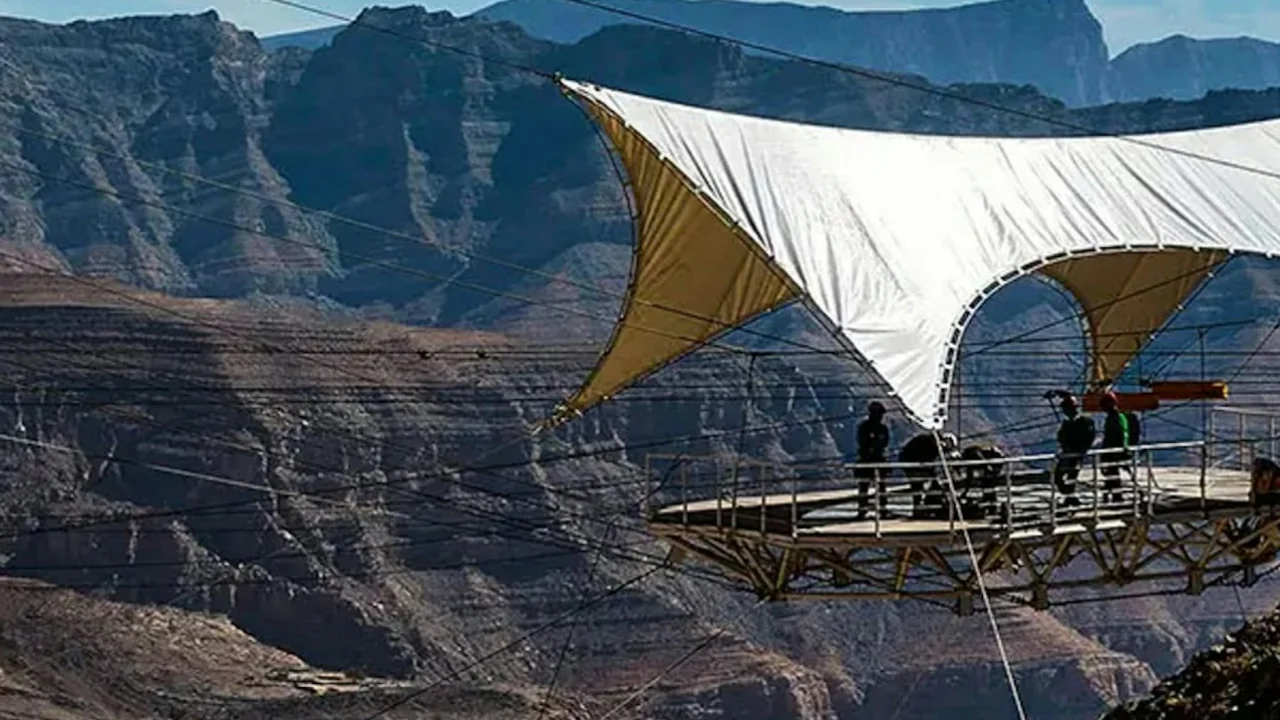 Jebel Jais Zipline adventure in Ras Al Khaimah