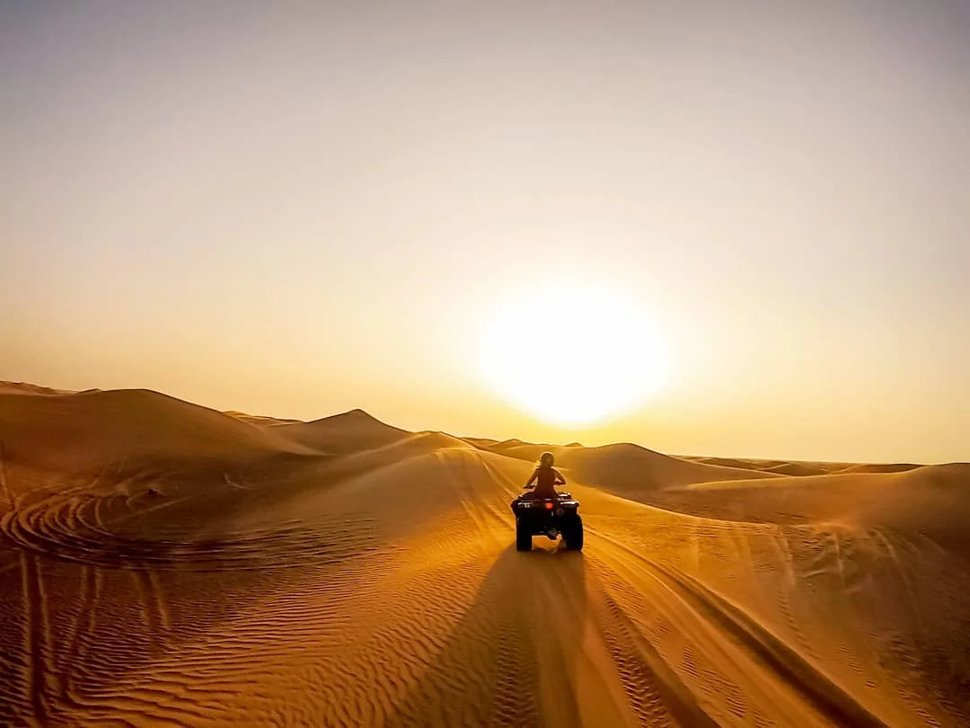 evening desert safari at Bedouin campsite in Dubai