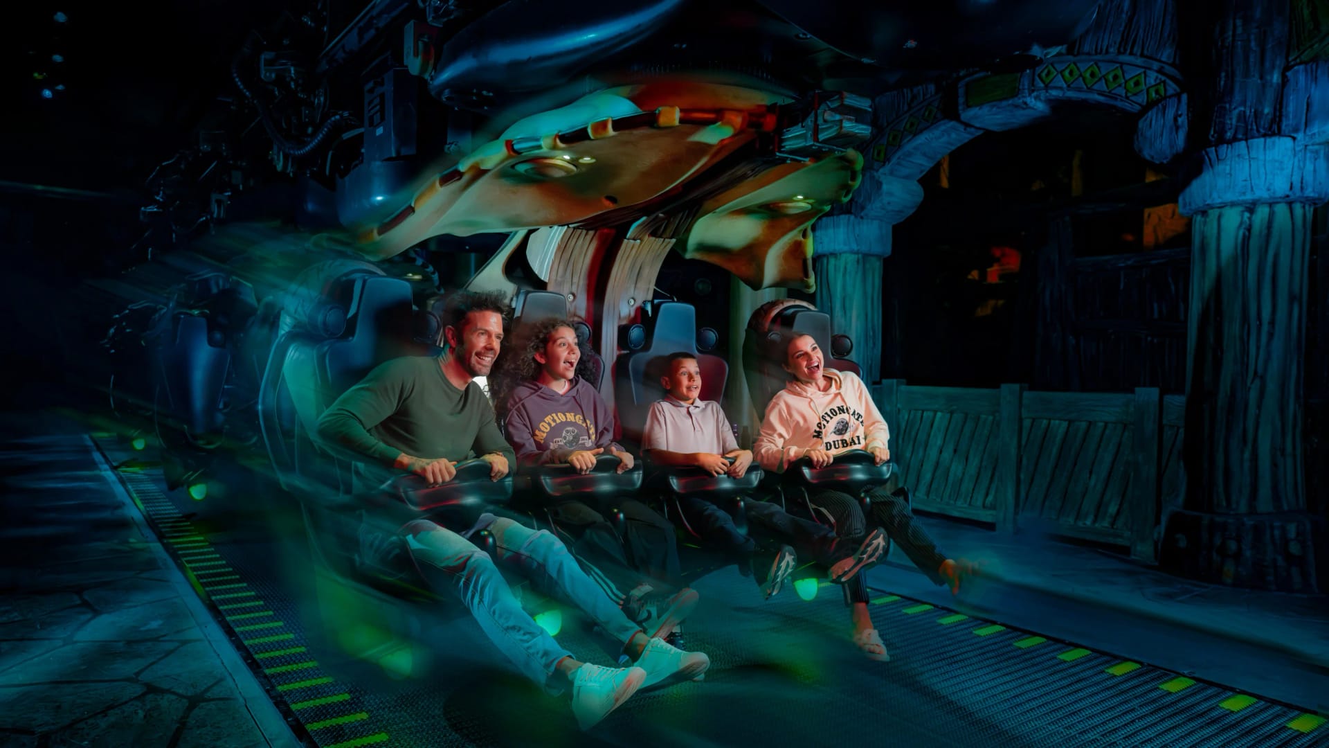 Thrilling rides at MOTIONGATE™ Dubai theme park
