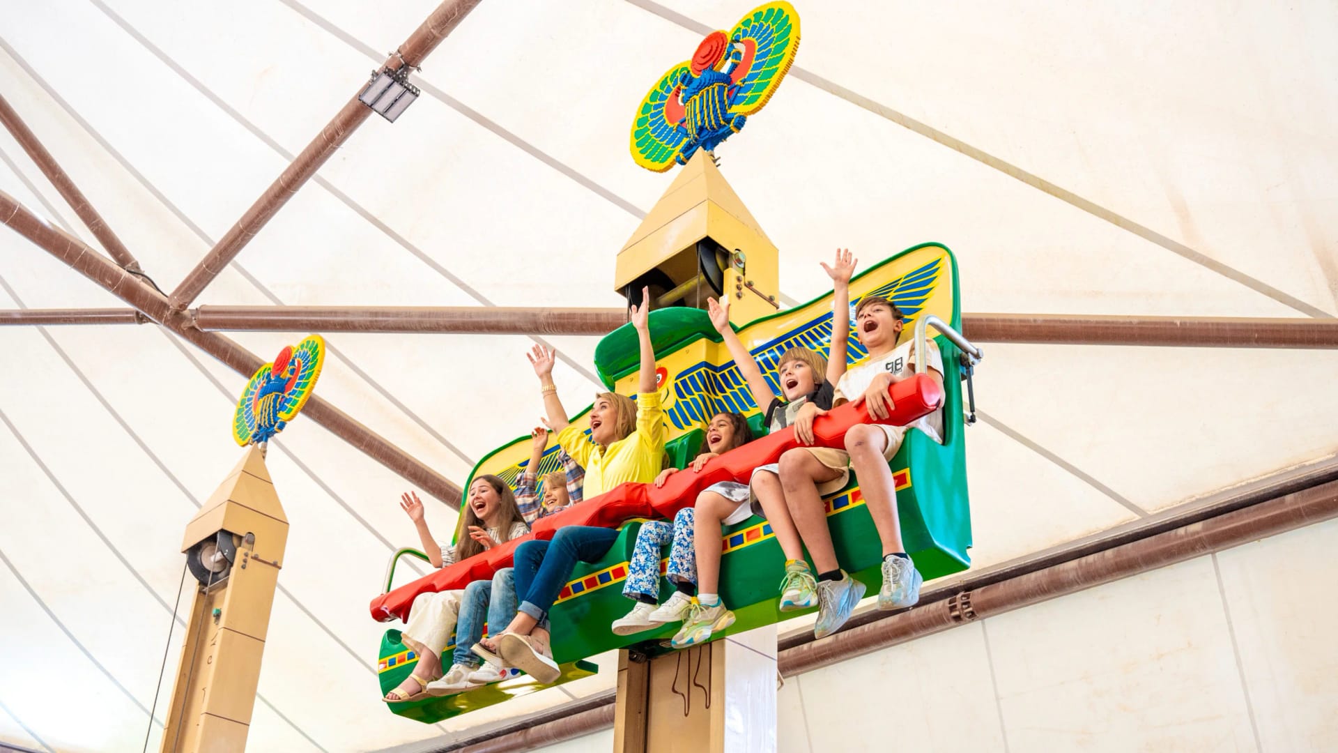 Family enjoying LEGOLAND® Dubai attractions