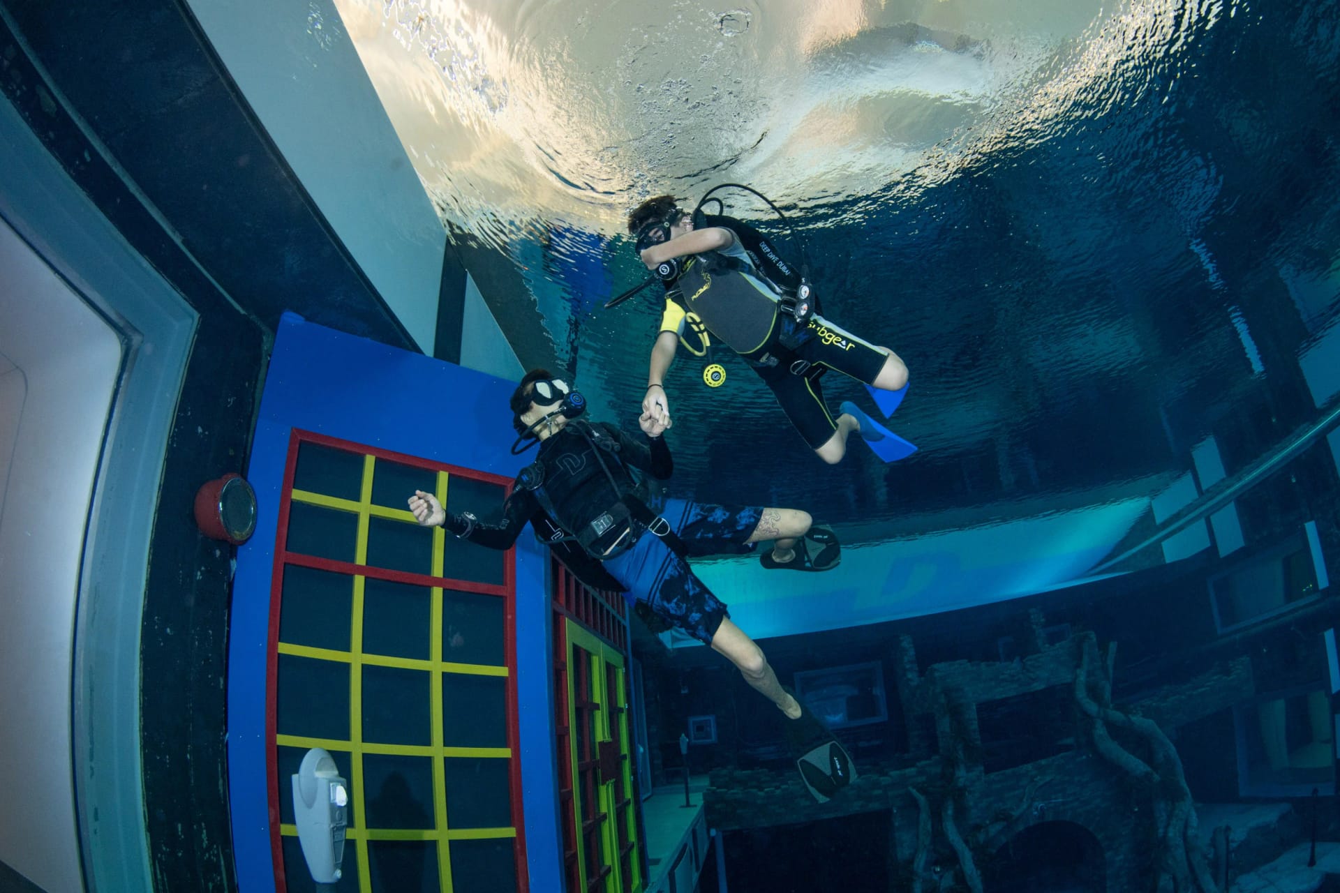 Deep Dive Dubai experience in the world's deepest pool