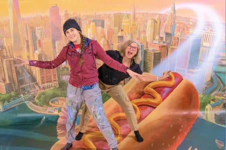 Visitors enjoying TiLT at Tracy Lee Stum Museum, New Jersey