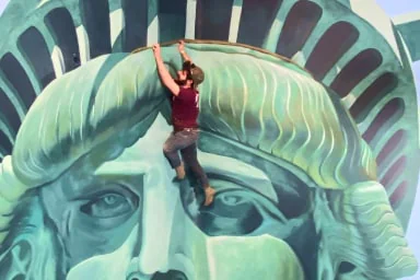 Visitor exploring TiLT at American Dream, New Jersey