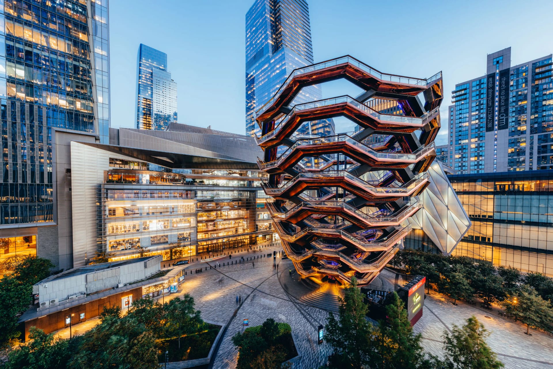 Vessel attraction at Hudson Yards, New York