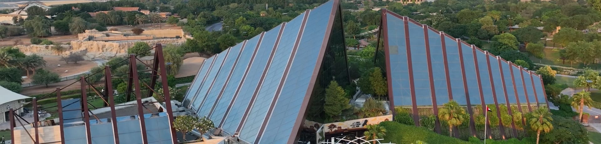 Scenic bridge in Dubai Safari Park