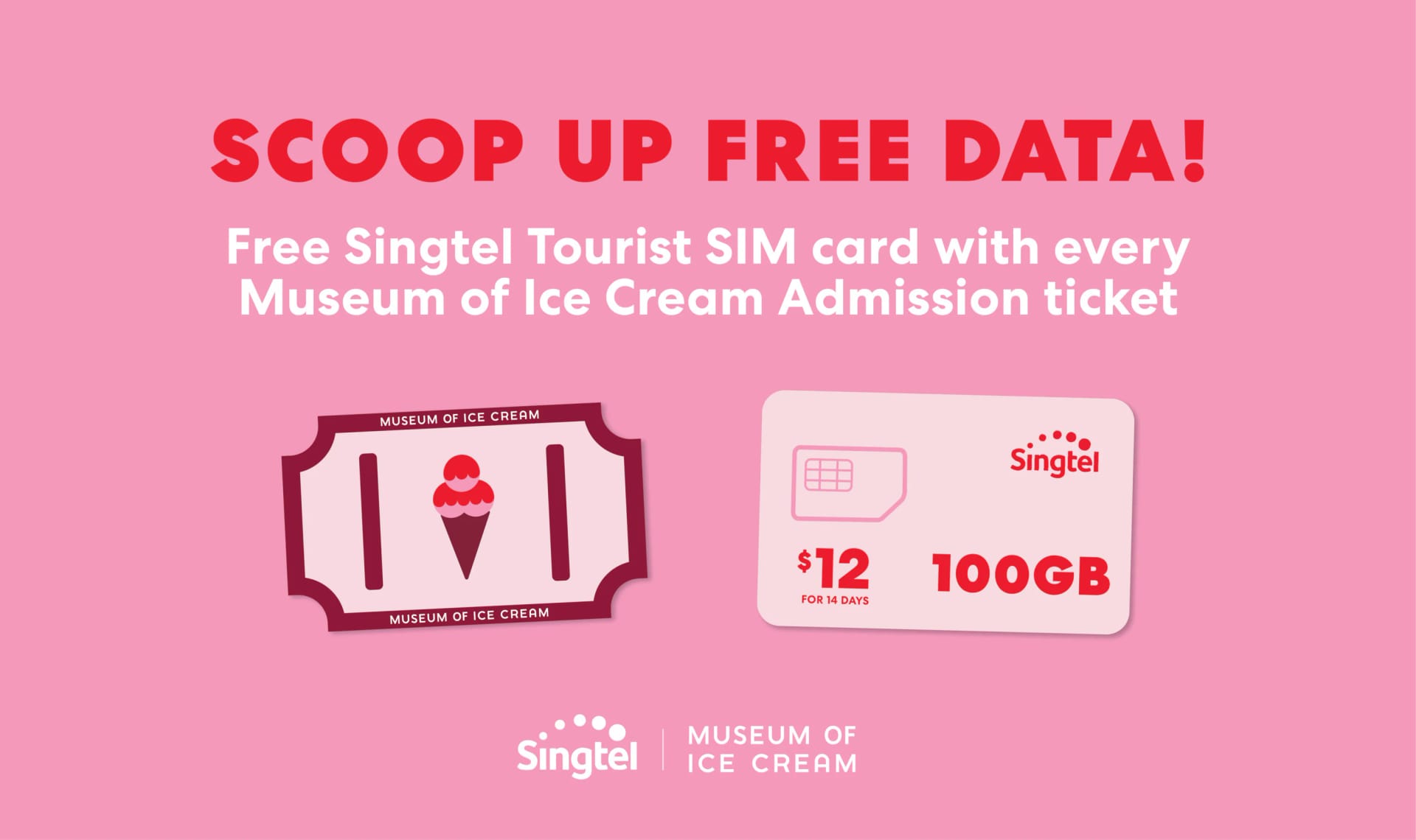 colorful ice cream exhibit at Museum of Ice Cream Singapore