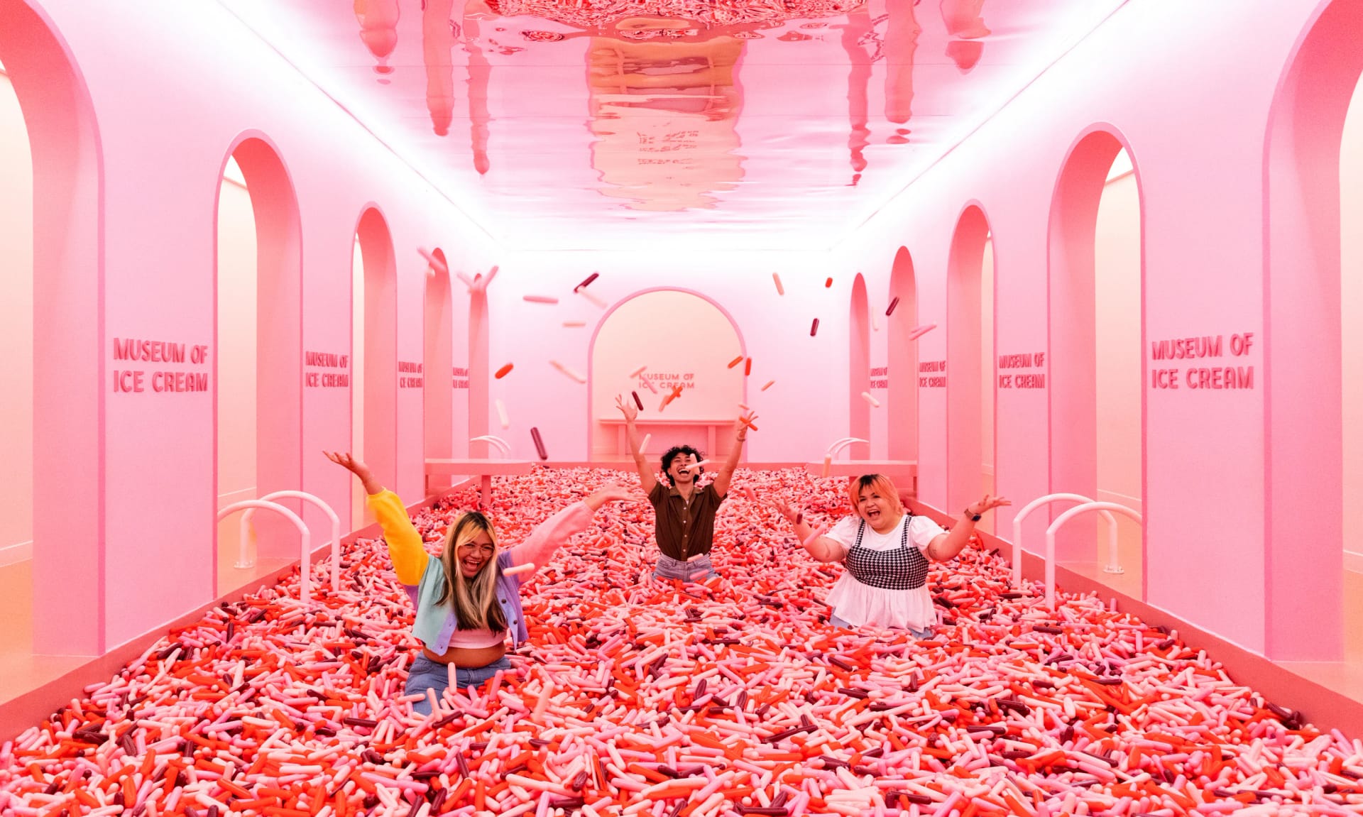Colorful Sprinkle Pool at Museum of Ice Cream Singapore