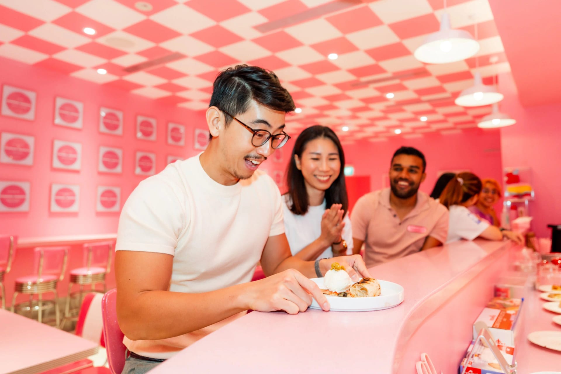 Museum of Ice Cream in Singapore at night