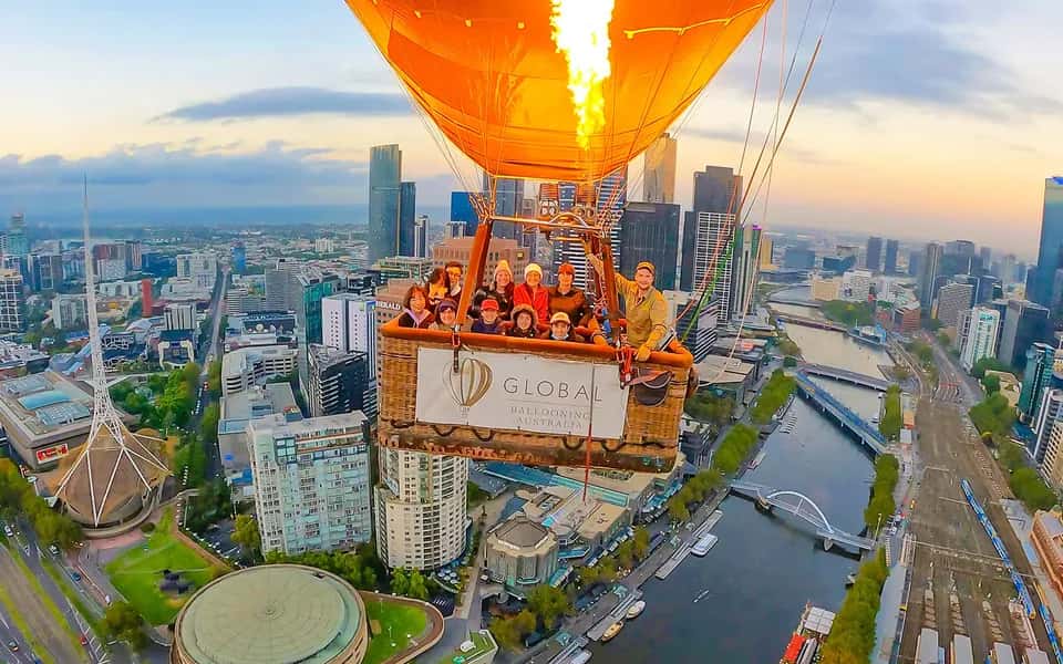 Sunrise Hot Air Balloon Flight Over Melbourne