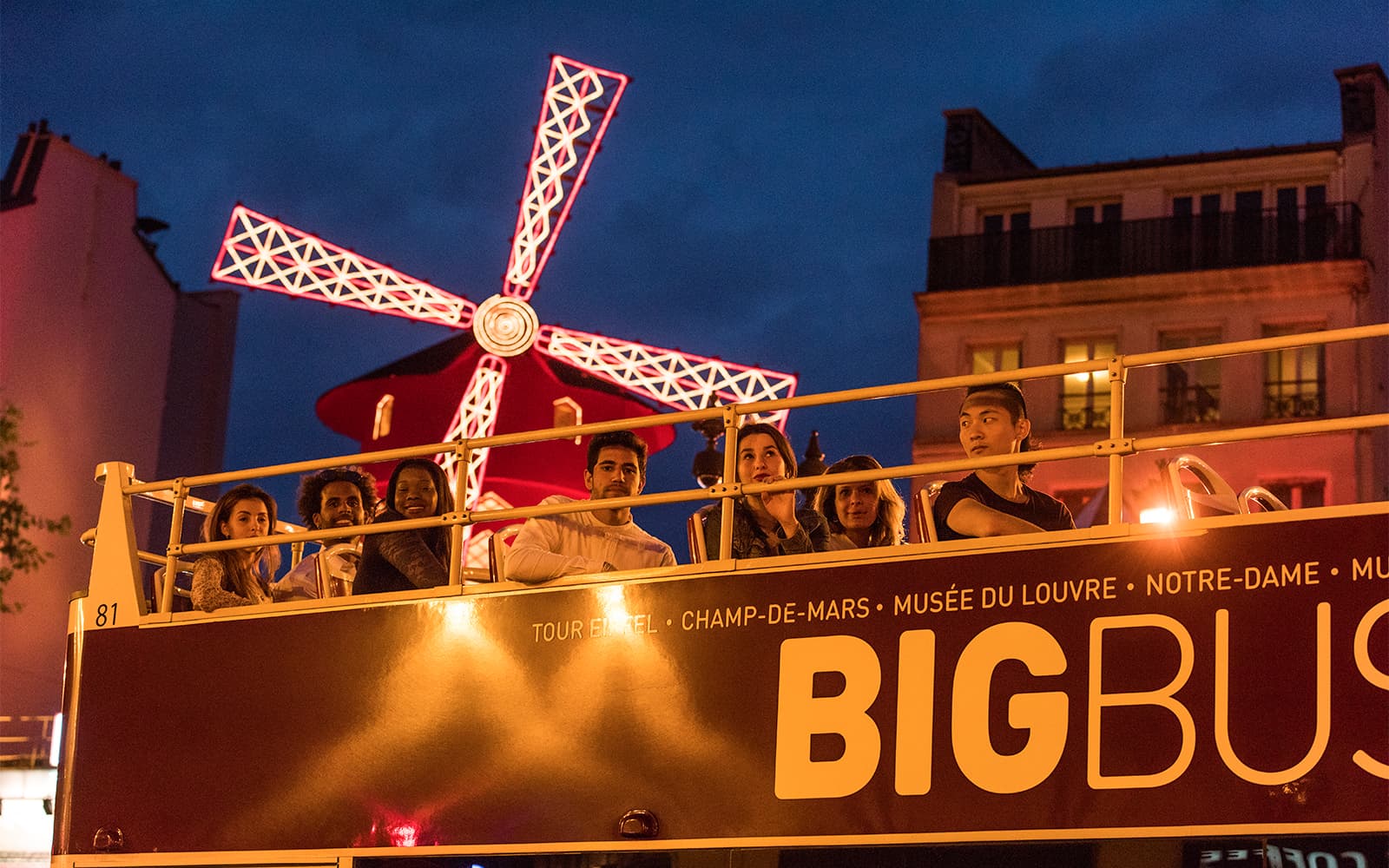 Big Bus: Paris Panoramic Night Bus Tour tickets in Paris - Attractions | TickYourList