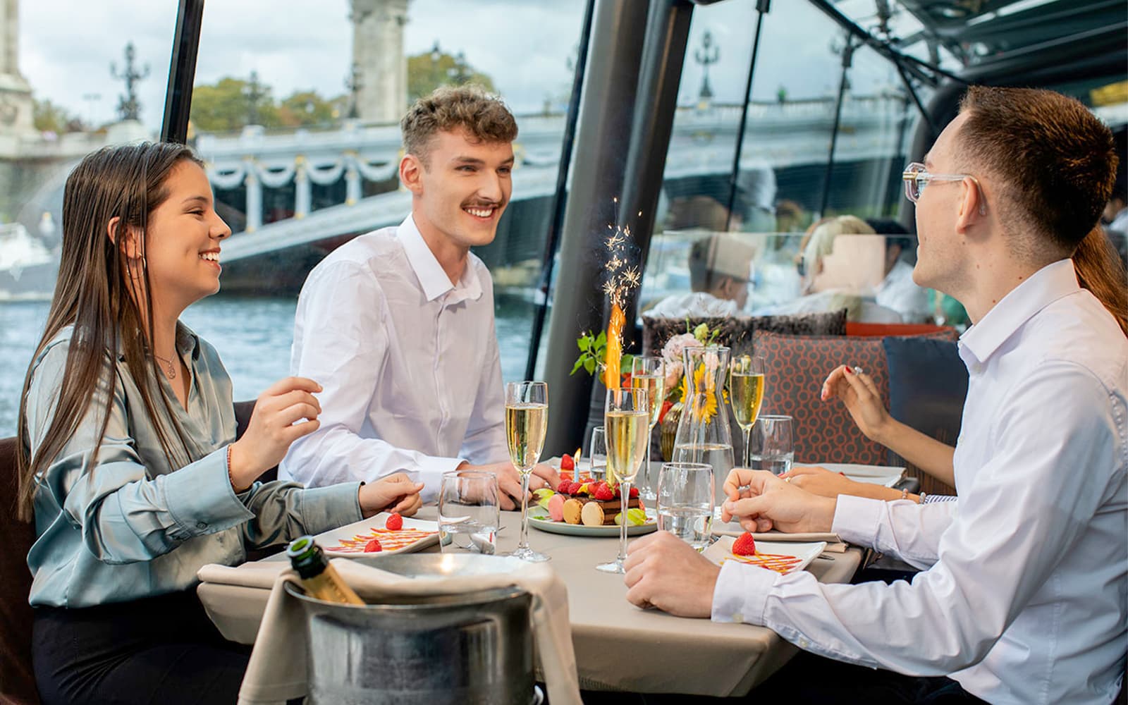 Bateaux Parisiens Seine River Lunch Cruise with French Menu