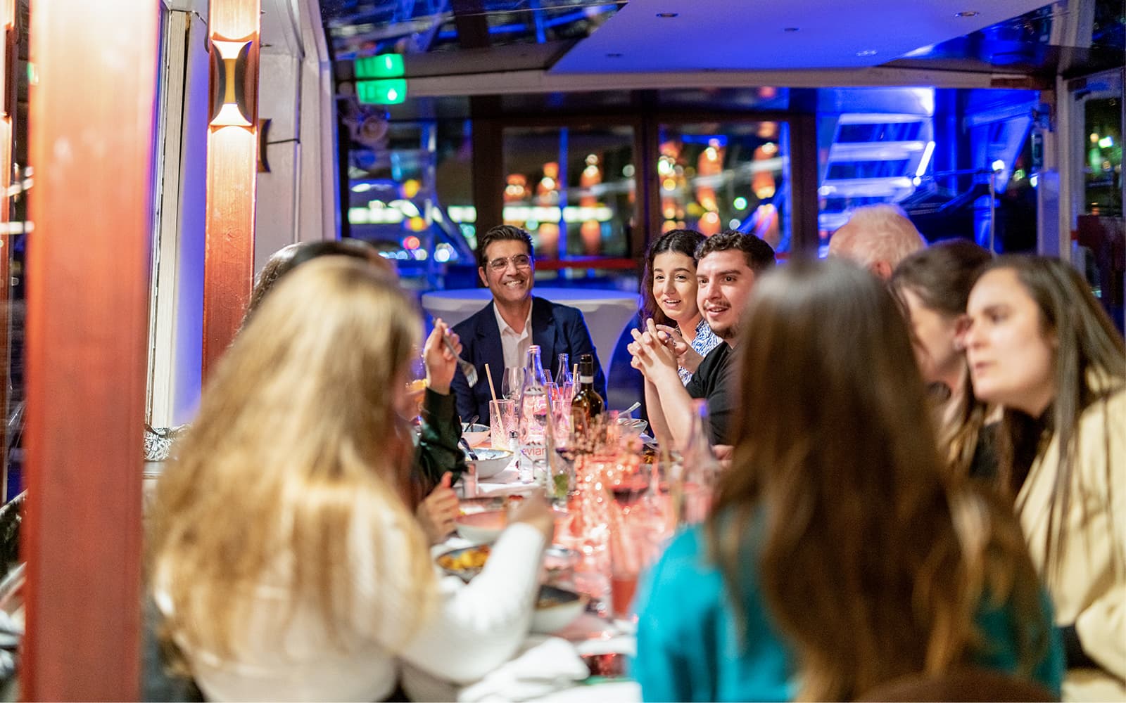Théo Boat Seine River Dinner Cruise with Italian Menu