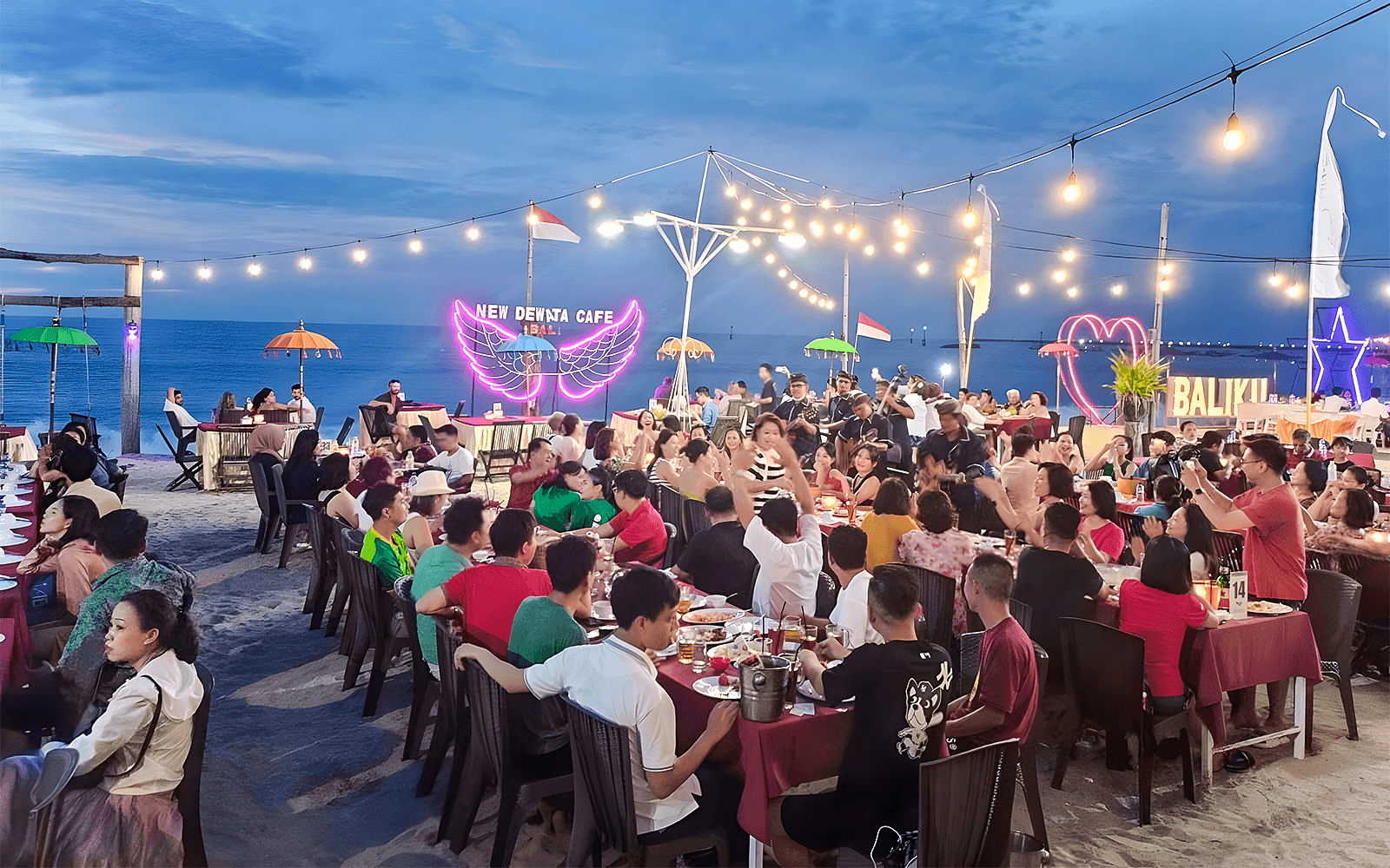 Jimbaran Bali Seafood Dinner at New Dewata Cafe