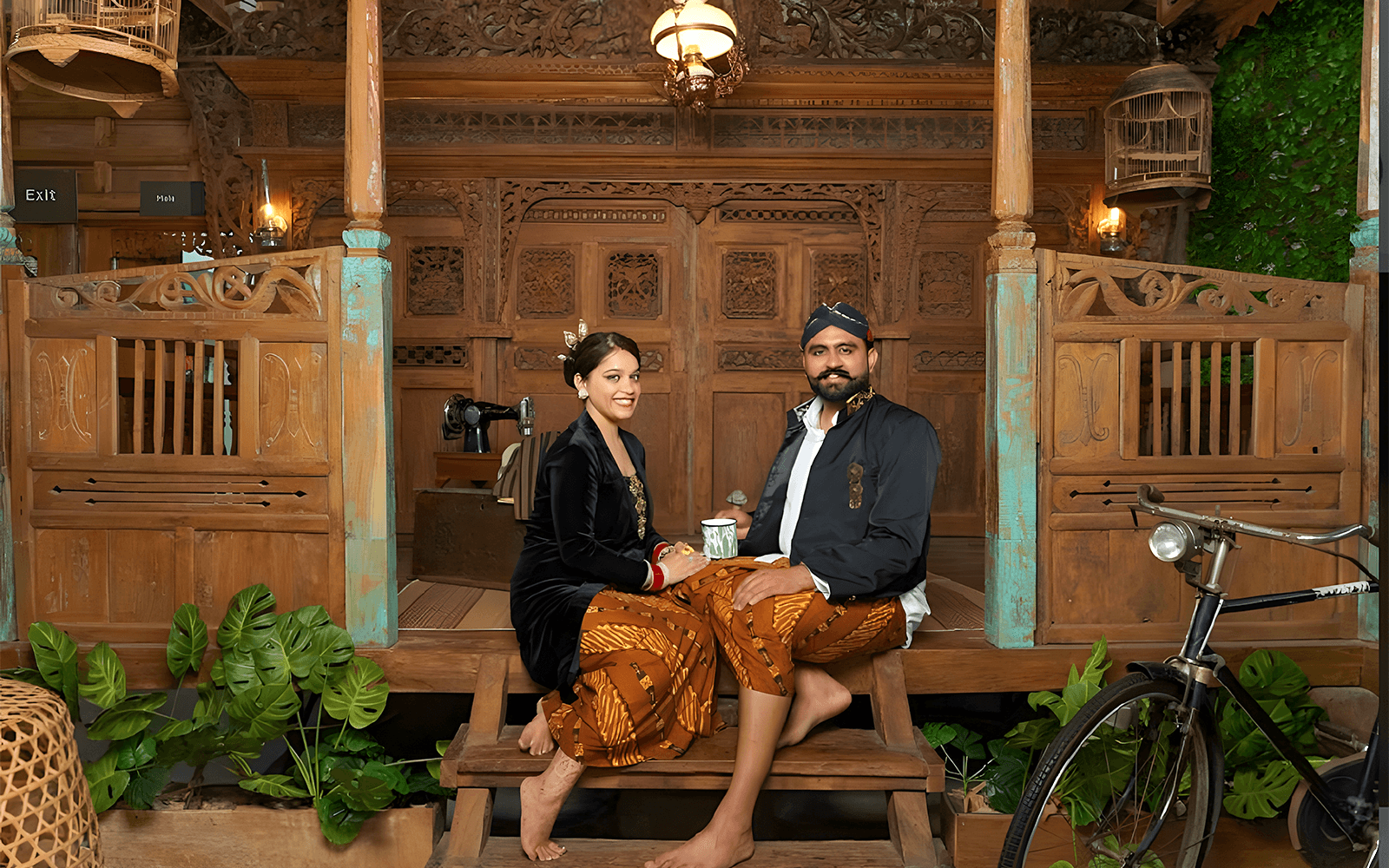 Traditional Costume Photoshoot at Asana Artseum in Bali