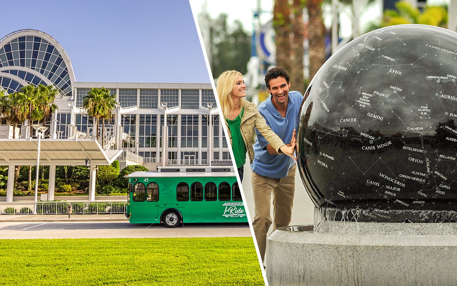 Combo (Save 5%): Orlando Hop-on-Hop-off Trolley Bus Tour + Kennedy Space Center Tickets