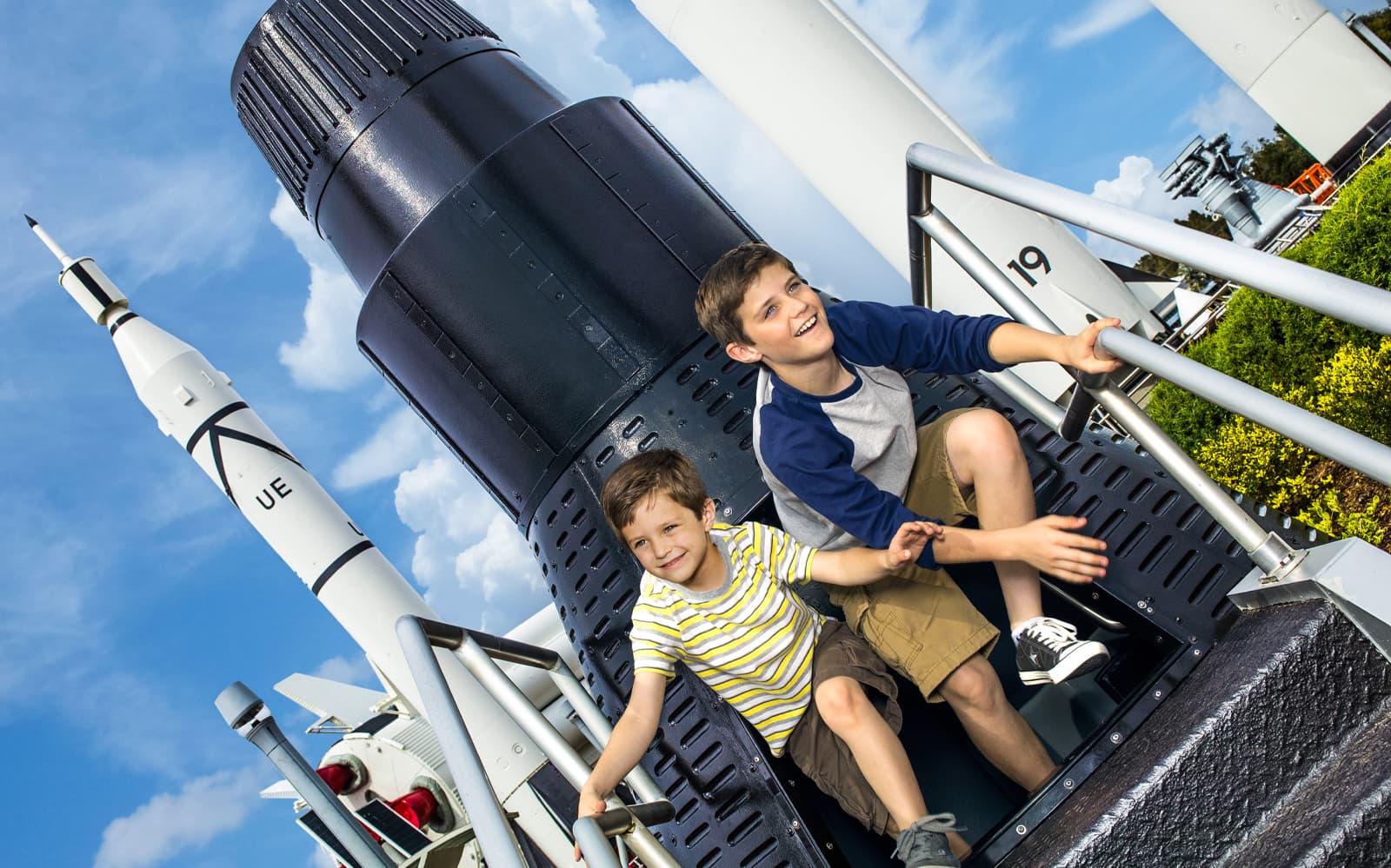 Combo: Kennedy Space Center + Wheel at ICON Park Tickets with Round Trip Transportation