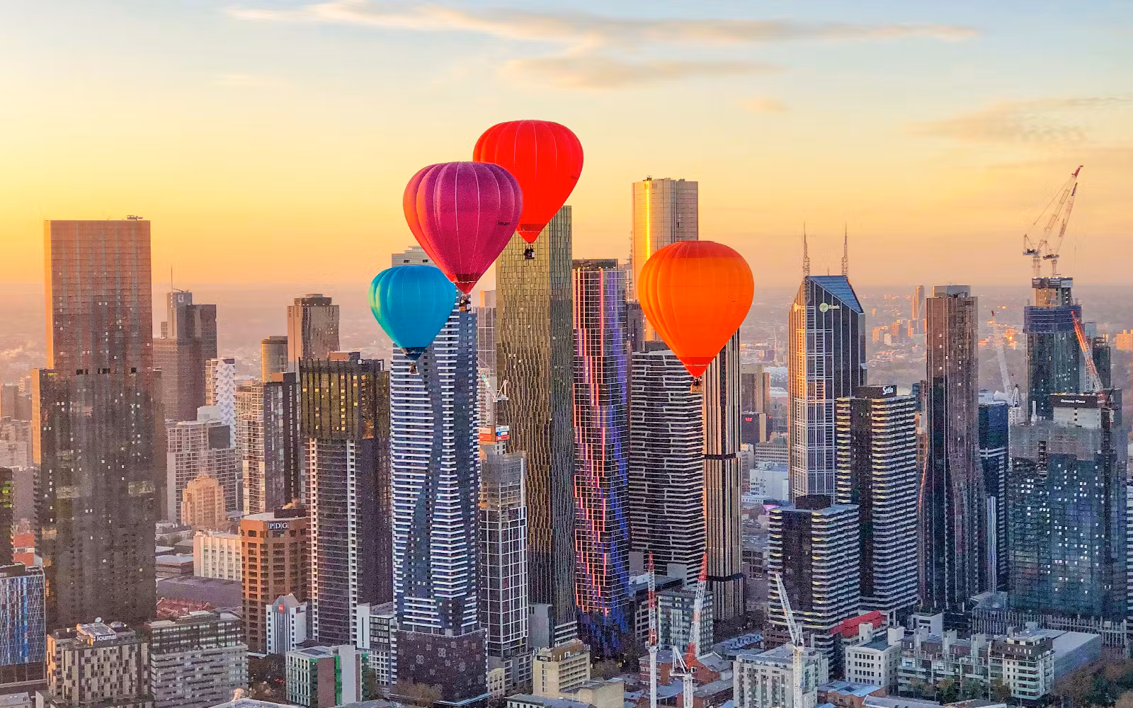 Sunrise Hot Air Balloon Flight Over Melbourne tickets in Melbourne - Features | TickYourList