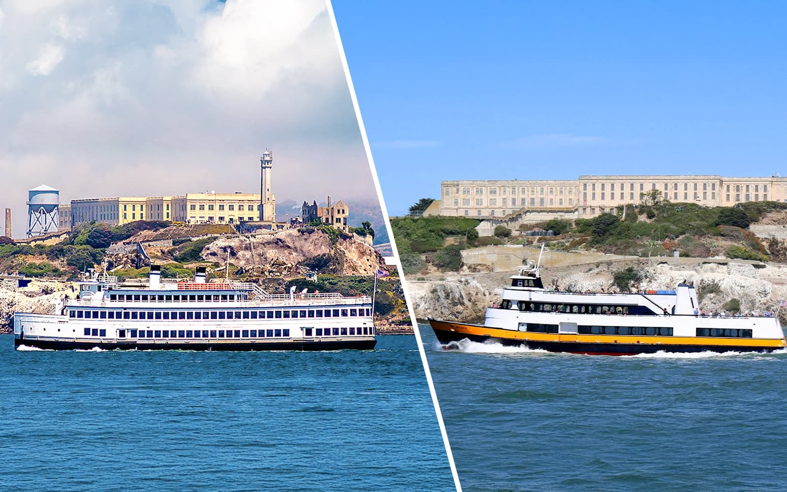 Combo: Alcatraz Tickets with Ferry Ride + Golden Gate Bay Cruise