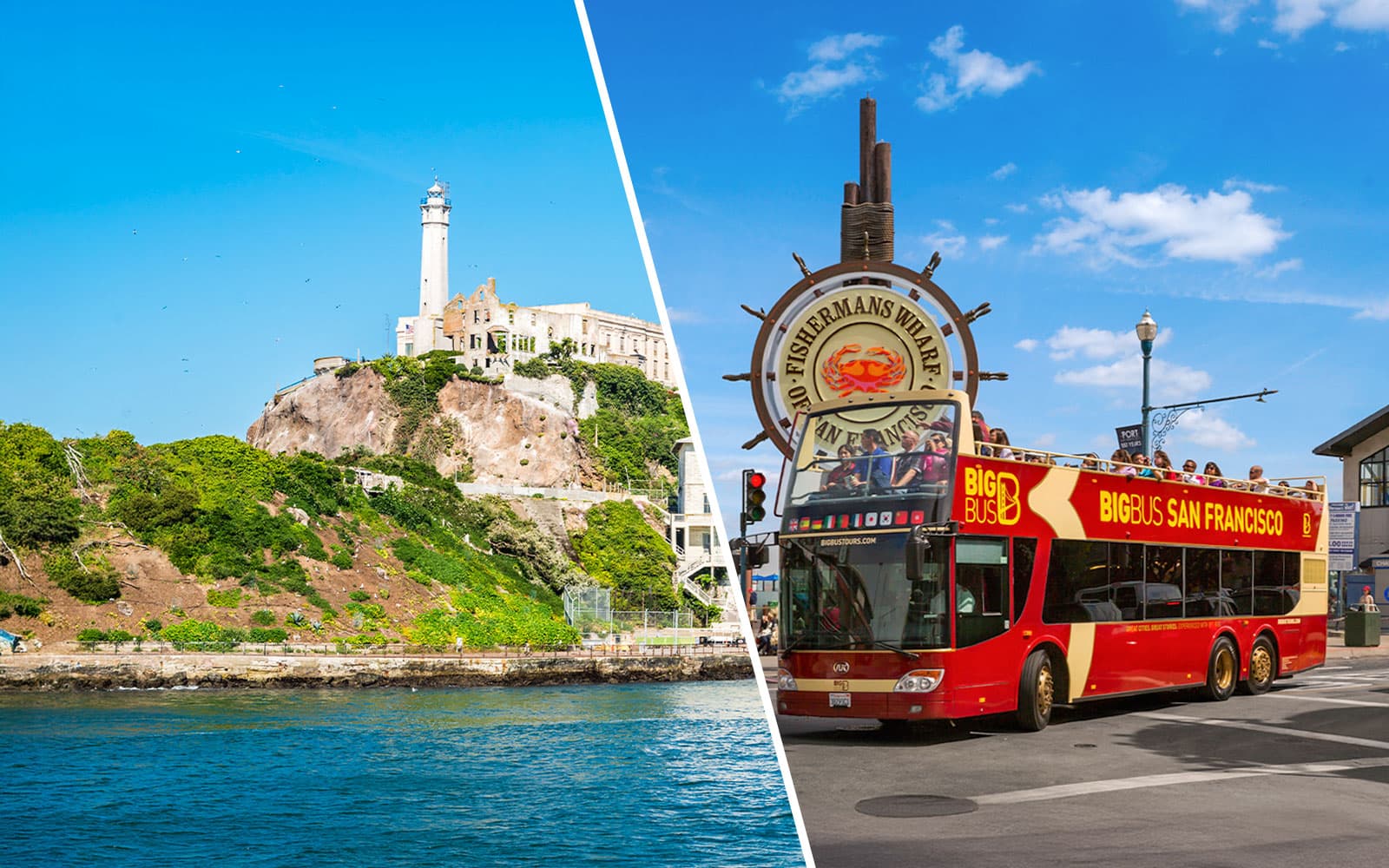 Combo: Alcatraz Tour + San Francisco 48-Hour Hop-on Hop-off Bus Tour