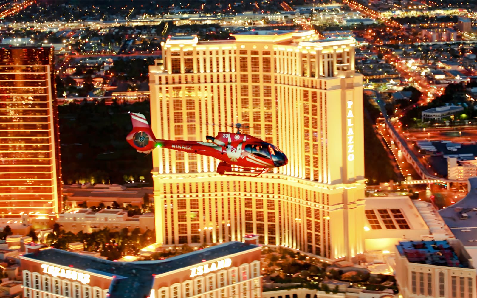 12-min Las Vegas Strip Highlights Night Helicopter Tour tickets in Las Vegas - Activities | TickYourList