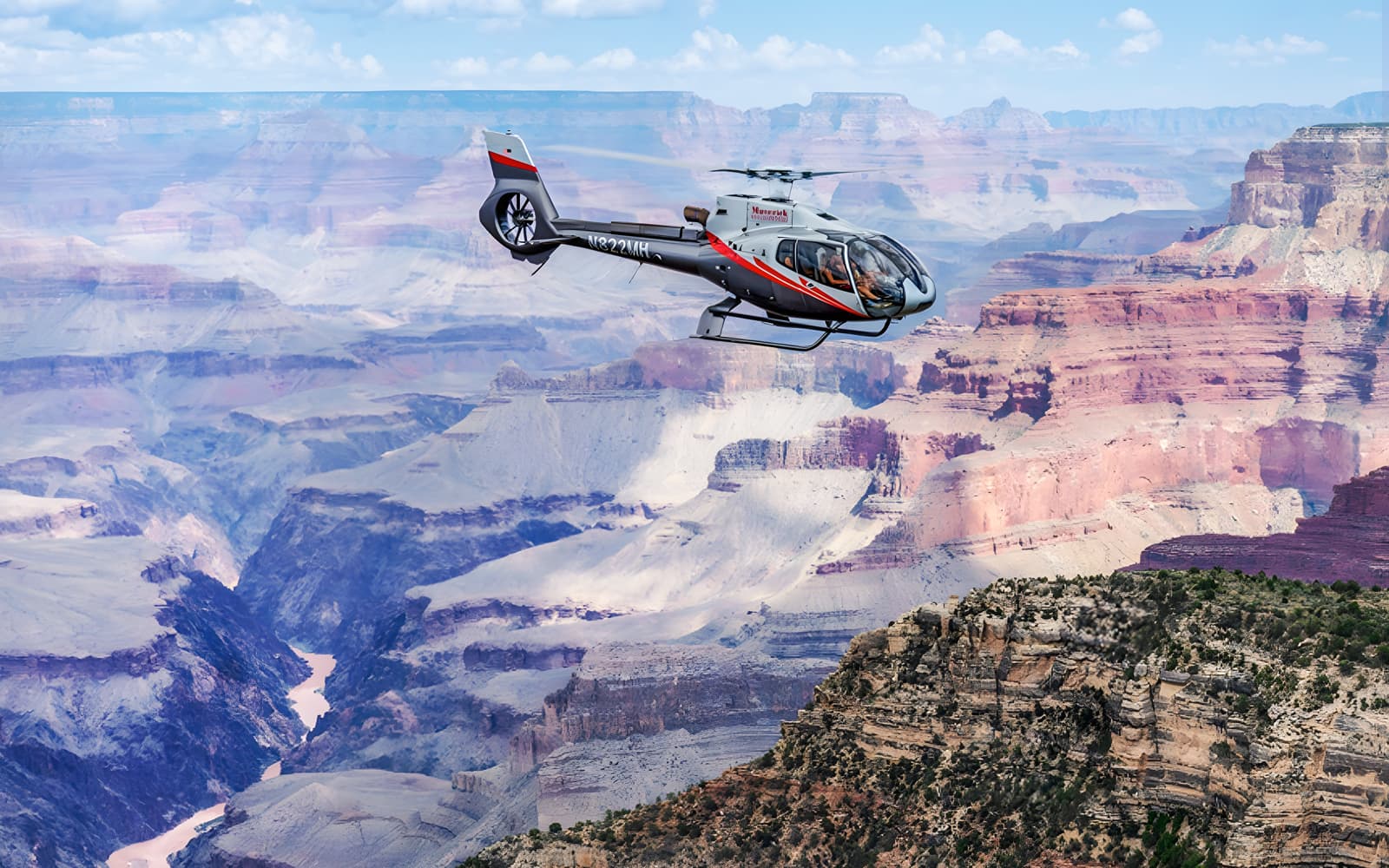 25-min Grand Canyon National Park Helicopter Tour with Optional Hummer Tour