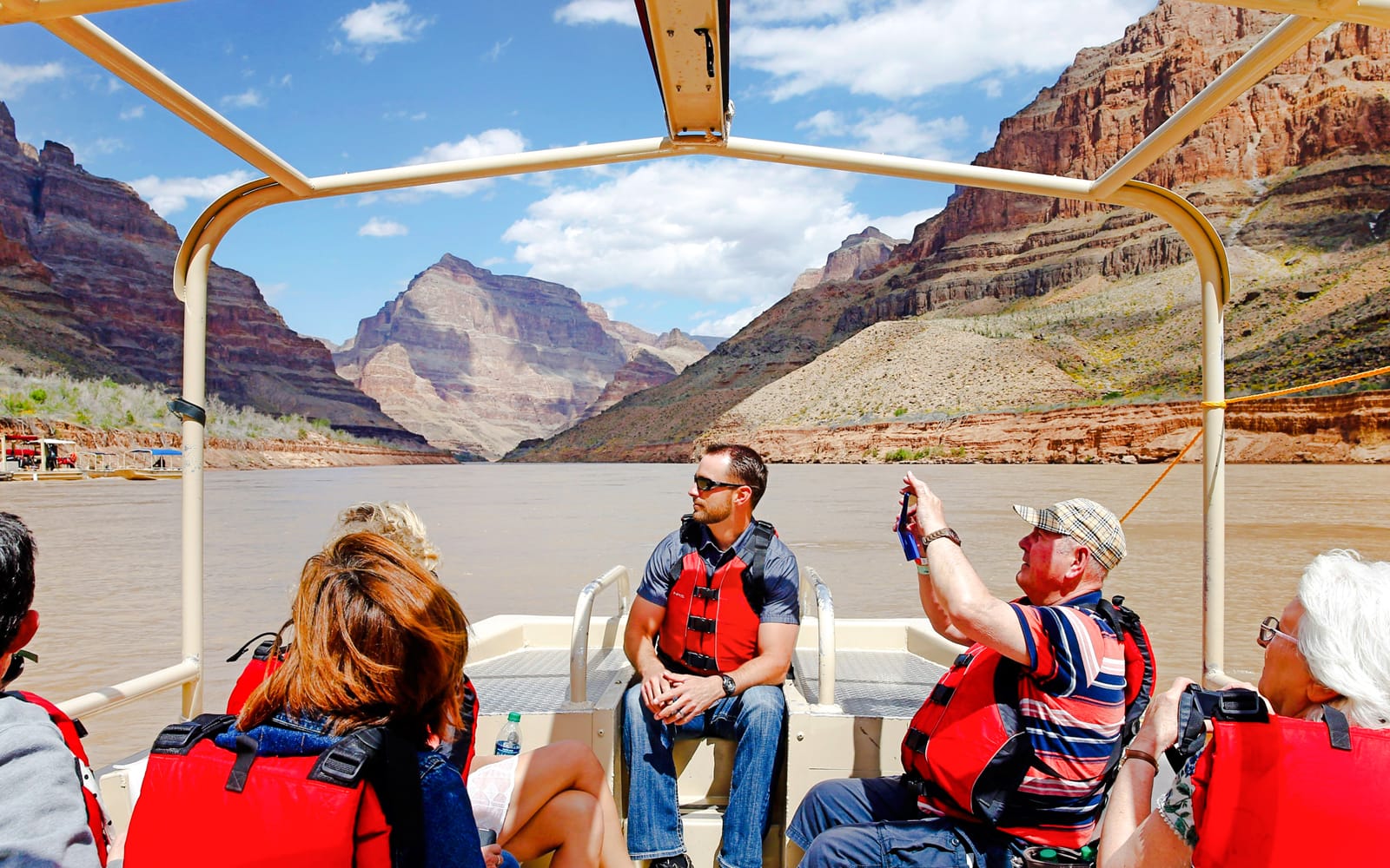 15-min Grand Canyon West Rim Helicopter Tour plus Canyon Floor Landing, Boat Ride with Optional Skywalk tickets in Las Vegas - Attractions | TickYourList