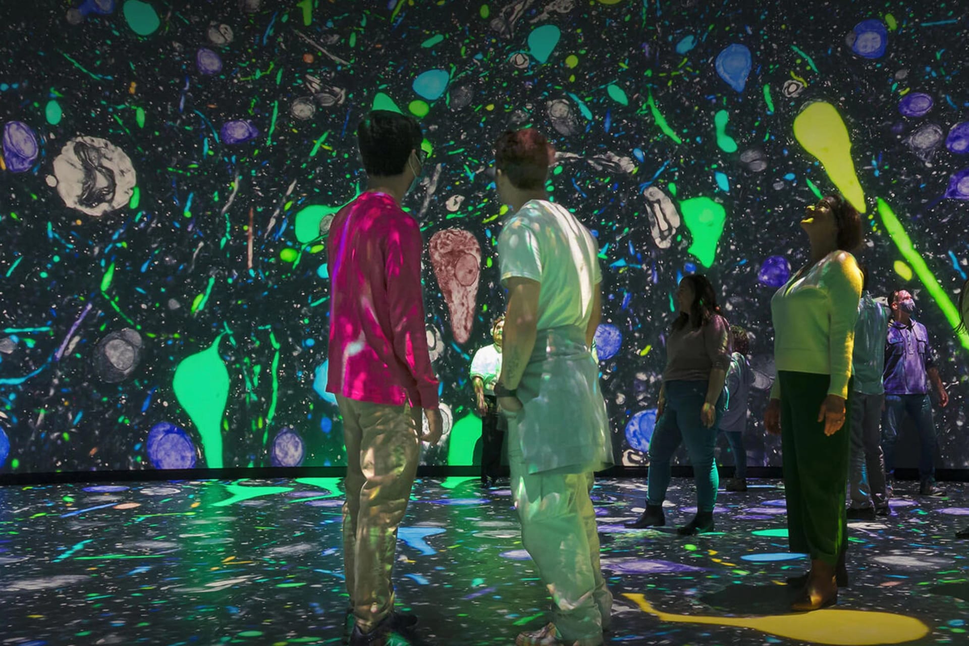 Visitors at American Museum of Natural History in New York