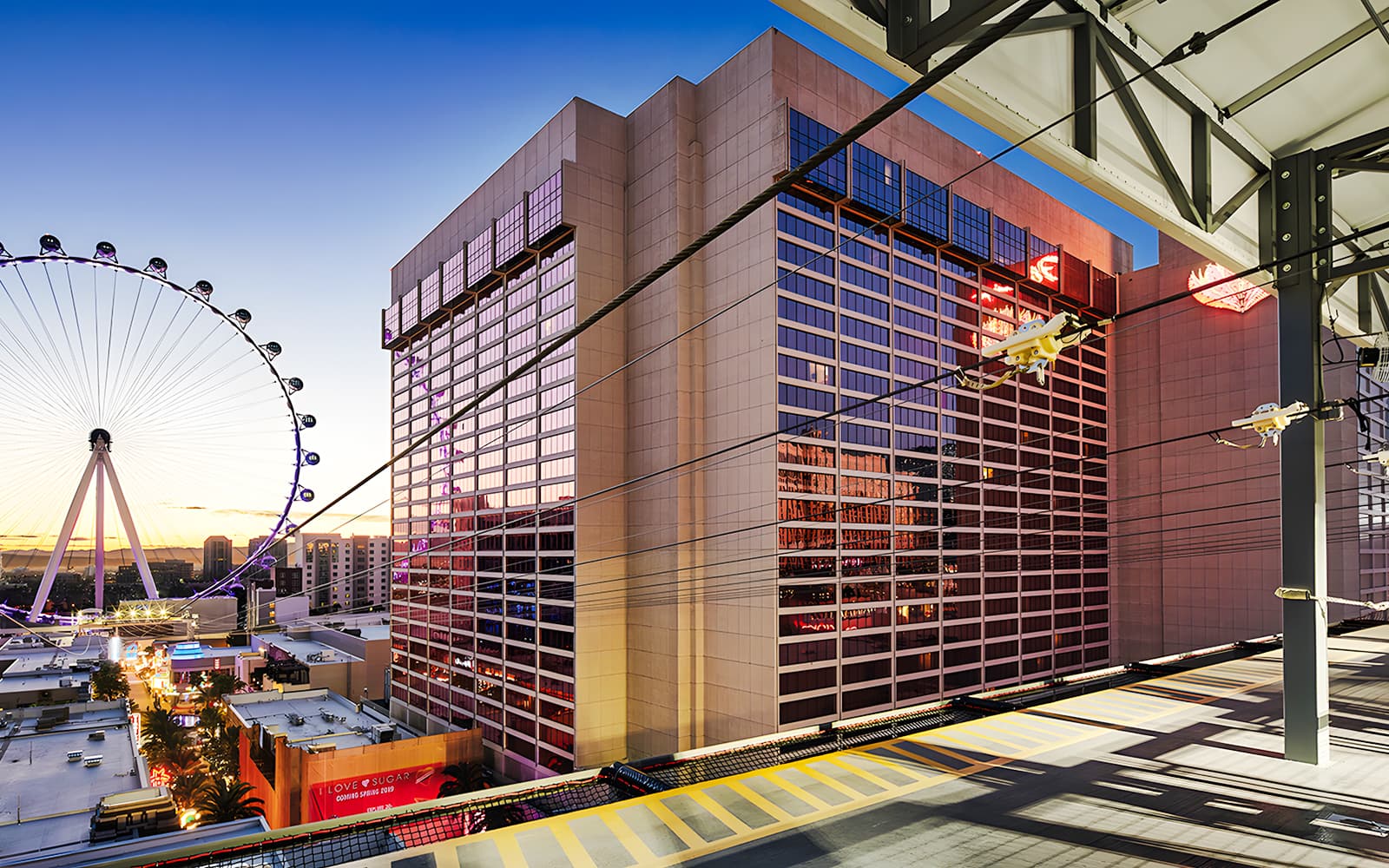 Fly LINQ Zipline Tickets in Las Vegas - Activities | TickYourList