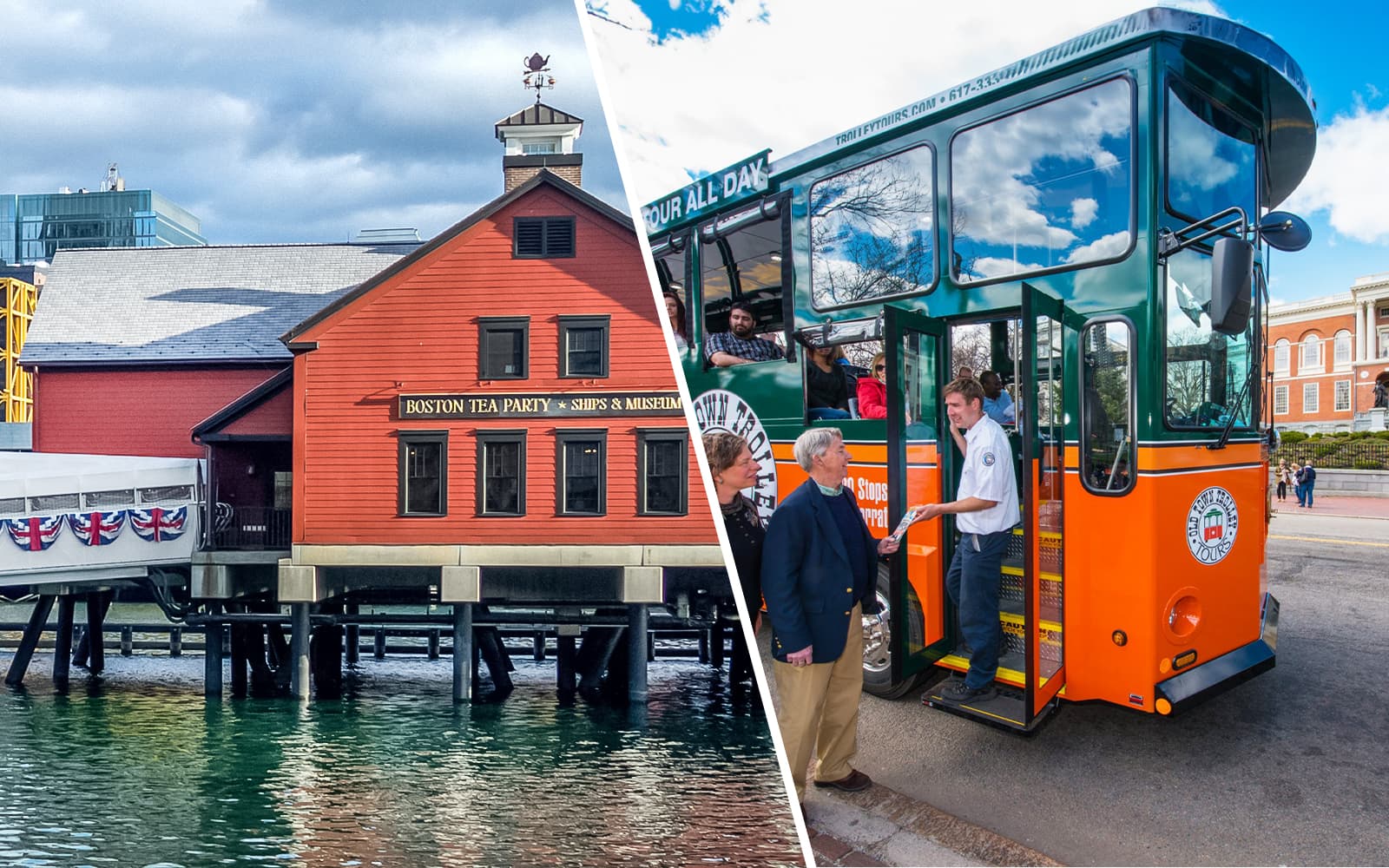 Combo (Save 5%): Boston Hop-on Hop-off Bus Tour + Boston Tea Party Ships & Museum Tickets