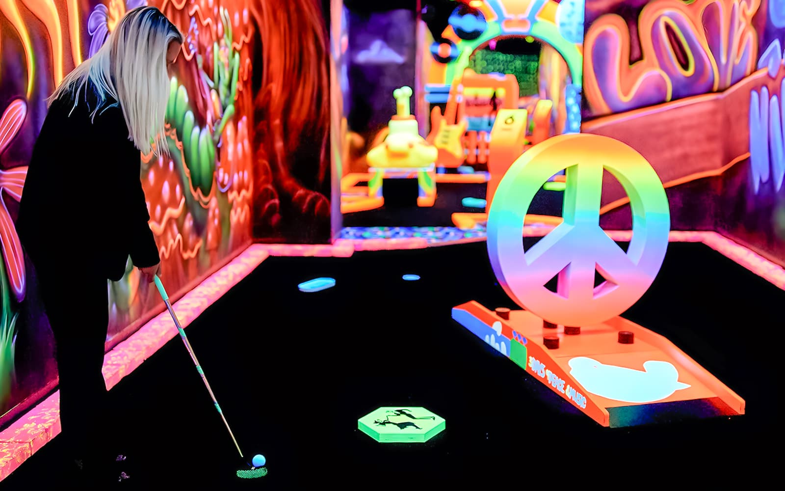 Mall of America: Rock of Ages Blacklight Mini Golf Tickets