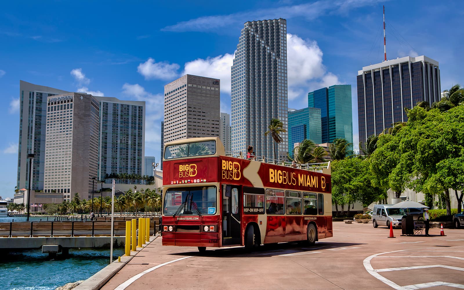 Big Bus: Miami Hop-On Hop-Off Bus Tour with Optional Boat Cruise & Night Tour