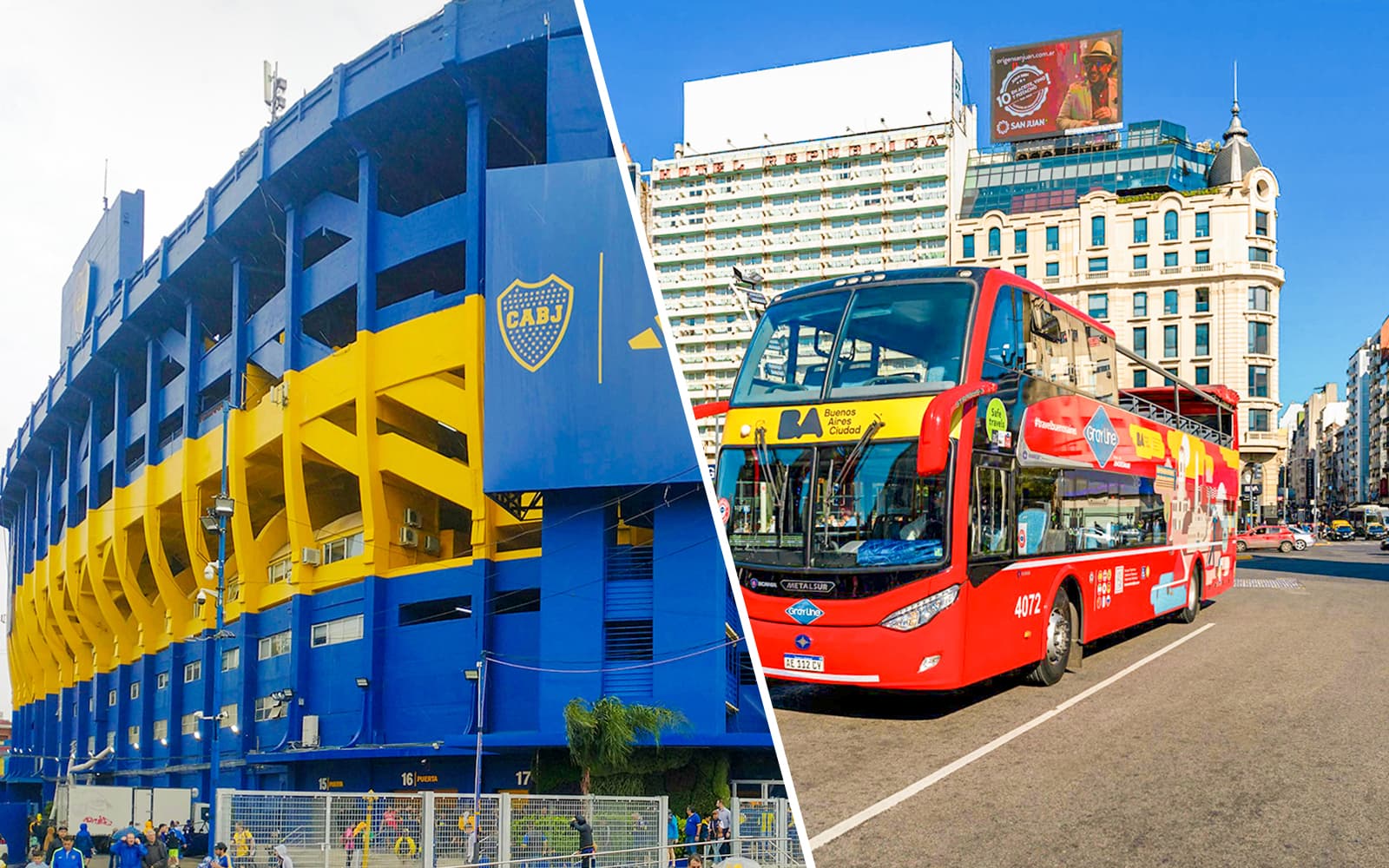 Combo (Save 5%): Entry Tickets to La Bombonera & Boca Juniors Museum + Gray Line: Buenos Aires Hop-on Hop-off Bus Tour