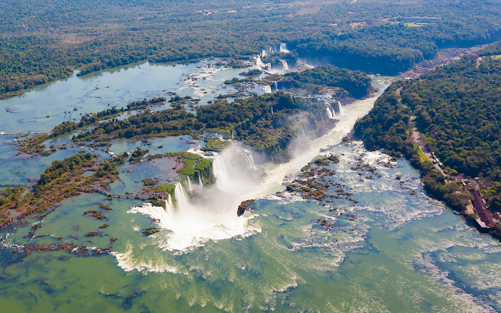 From Puerto Iguazú: Iguazú Falls Argentina Side Helicopter Ride with Round-Trip Transfers tickets in Puerto Iguazú - Features | TickYourList