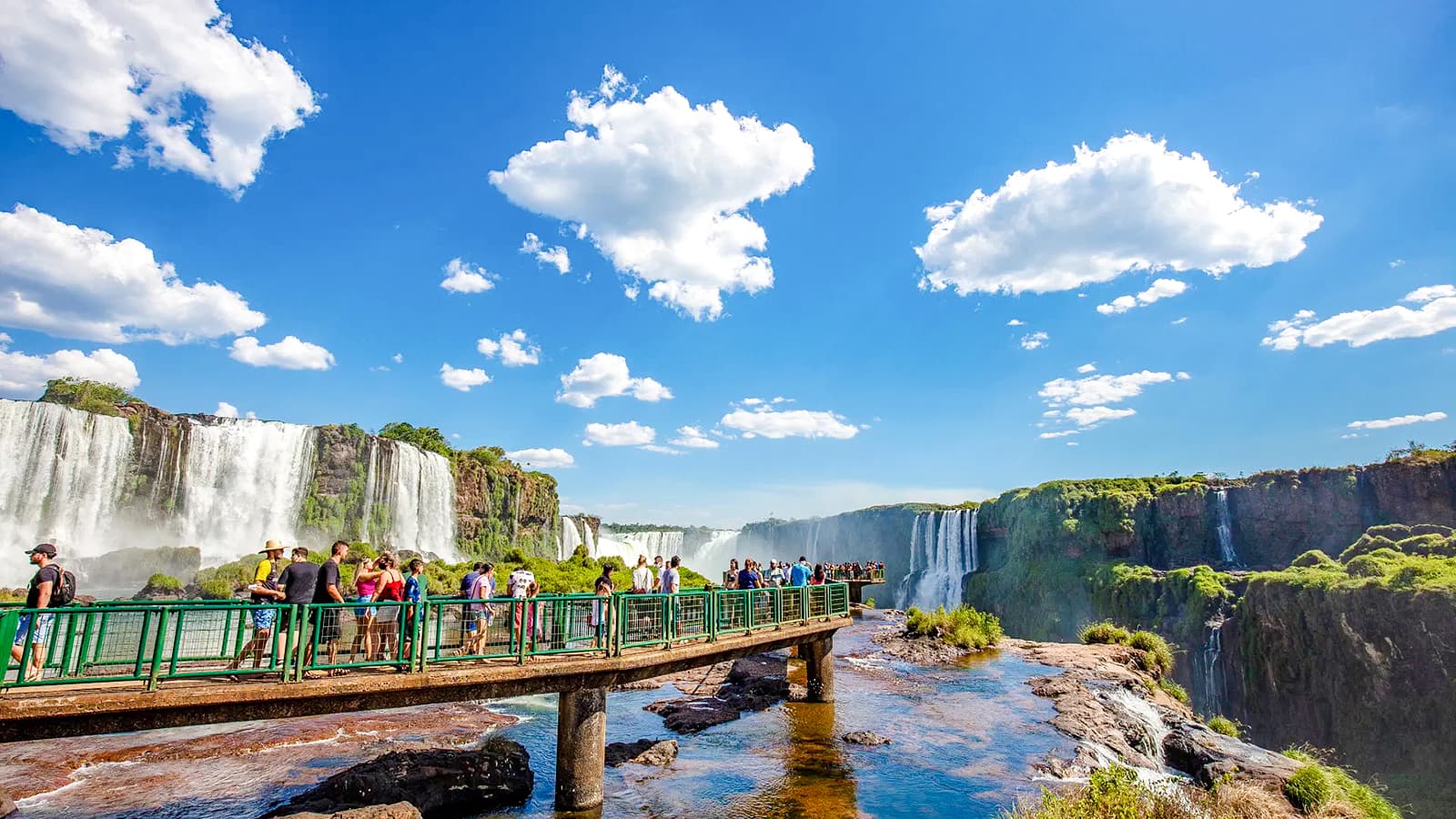 From Puerto Iguazú: Brazilian Falls Tour with Entry Ticket & Transfers