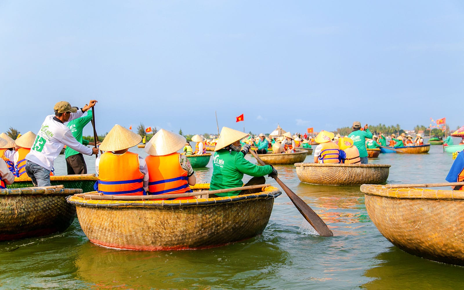 Coconut Basket Boat Ride with Transfers, Hoi An by Night Tour, Lantern Release & Dinner tickets in Hoi An - Attractions | TickYourList